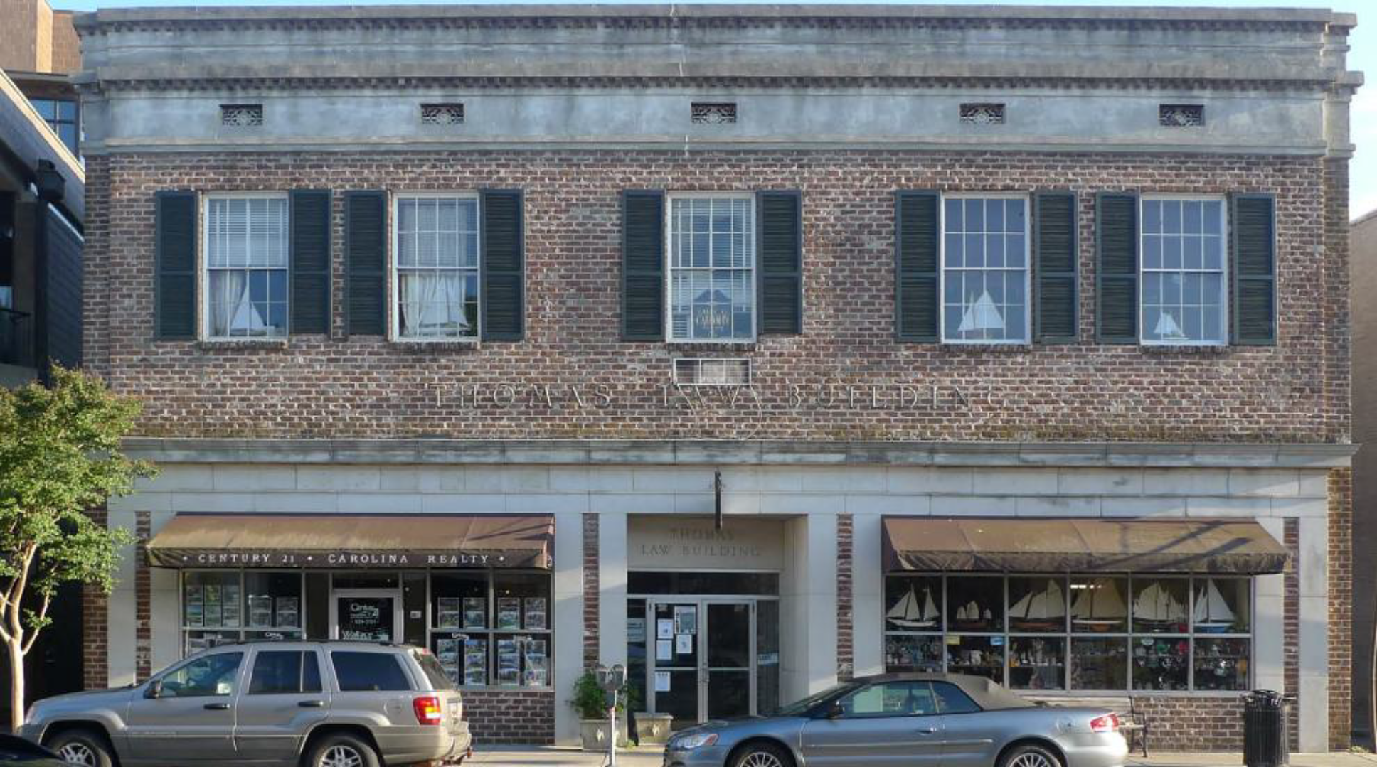 Renovated historic main street mixed-use building