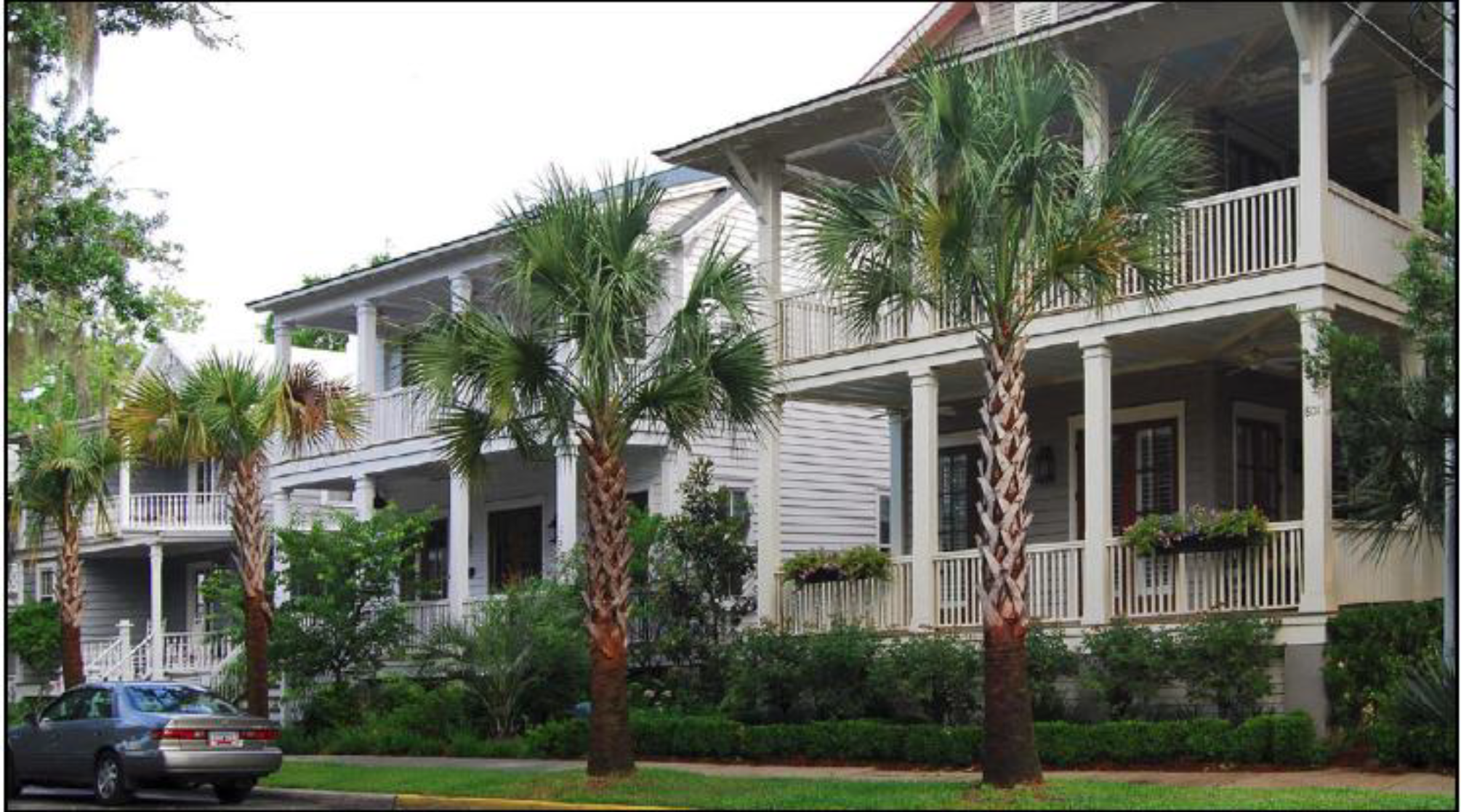 One-and-a-half-story front-loaded village house