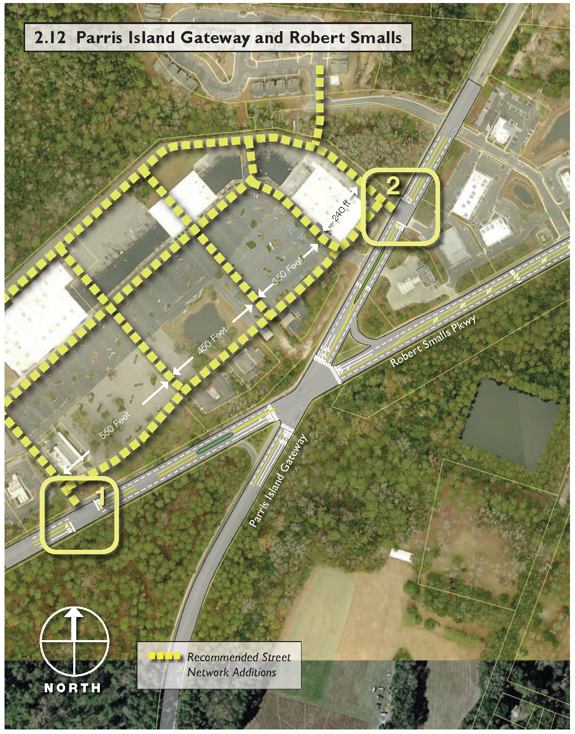 Figure 2.12: Parris Island Gateway and Robert Smalls