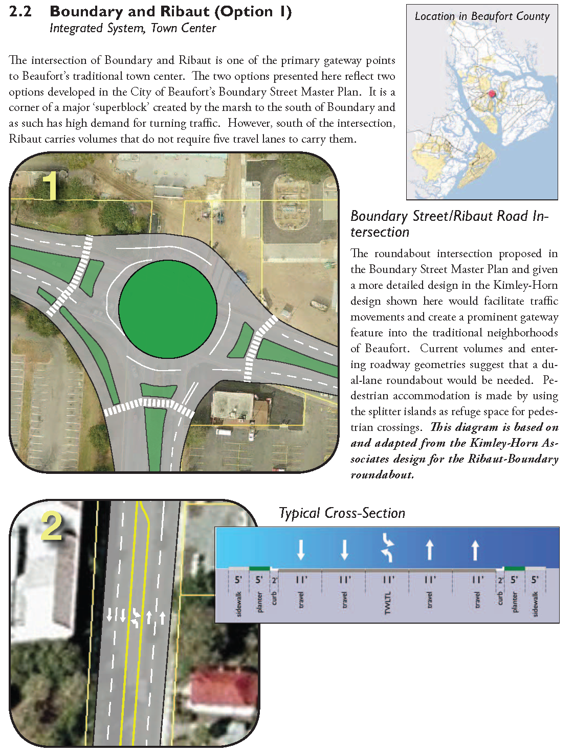 Boundary and Ribaut (Option 1)