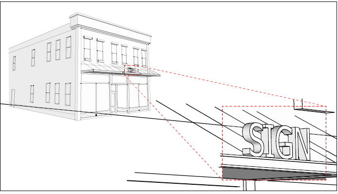 Figure 11-11-10-5 Over-Canopy Signs