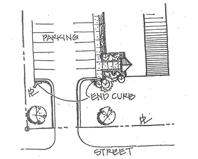 FIGURE 1-7 INDUSTRIAL DISTRICT CURBING