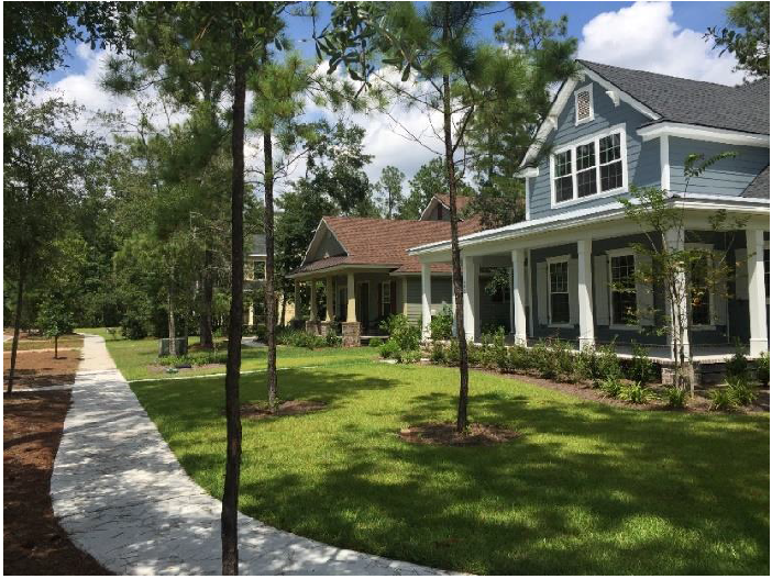 Example: Diverse housing plans create more interesting neighborhoods