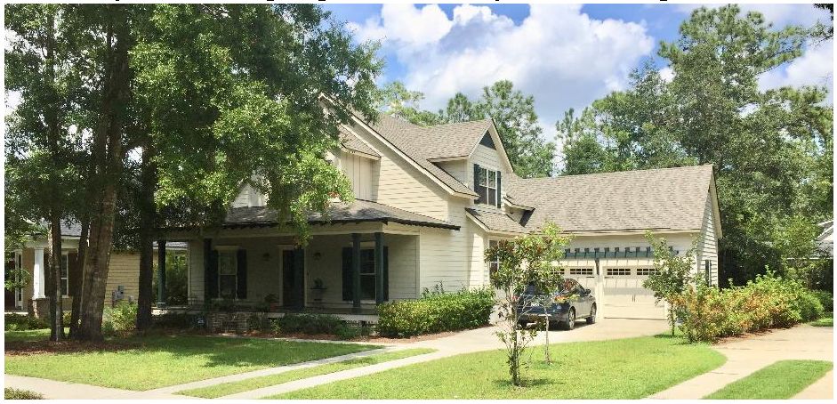 Example: Front porches and garage location keep focus on neighbors instead of cars