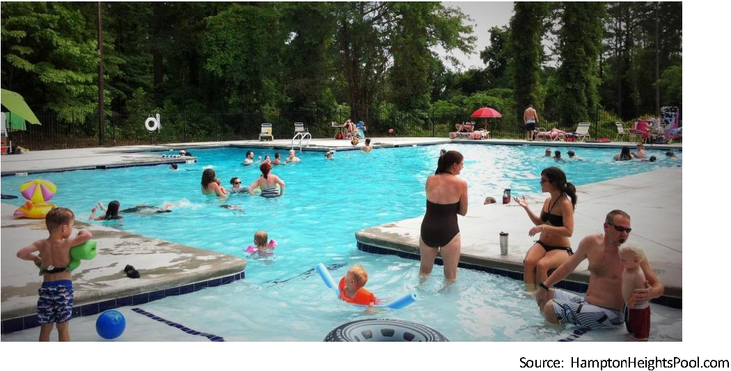 Example: Recreational amenities foster community and healthy residents