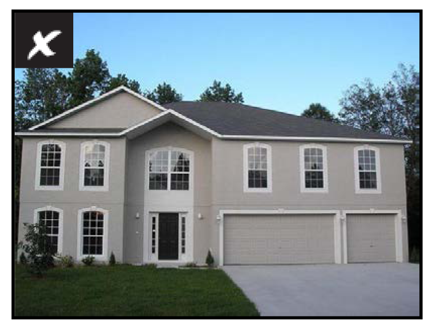 Front-loaded Three-Car Garage