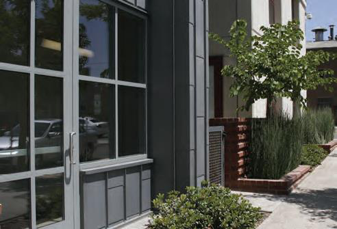 Image 20.225-6 Design Materials, glazing, and relationship to the street should reinforce the pedestrian orientated setting of the MU-3 Zone.
