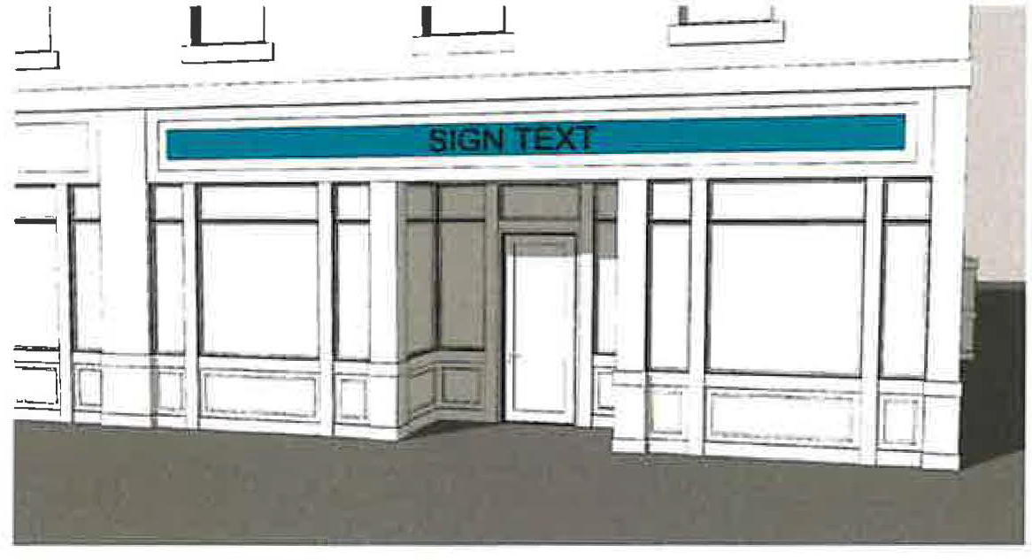 Figure 1129.14-16: Example Wall Sign
