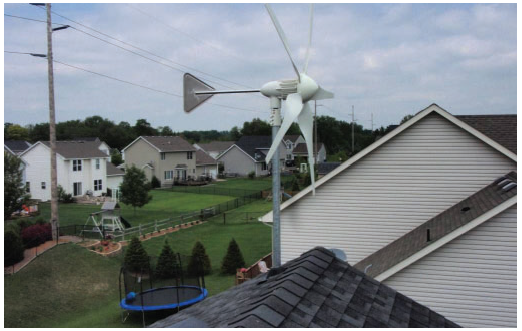 ROOF MOUNTED WIND PROJECT EXAMPLE