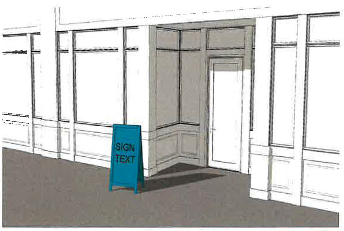 Figure 1129.14-10: Example Portable Sidewalk Sign
