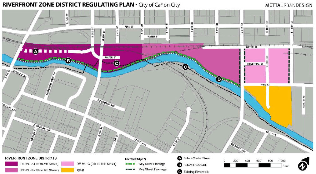 RIVERFRONT ZONE DISTRICT REGULATING PLAN - City of Cañon City