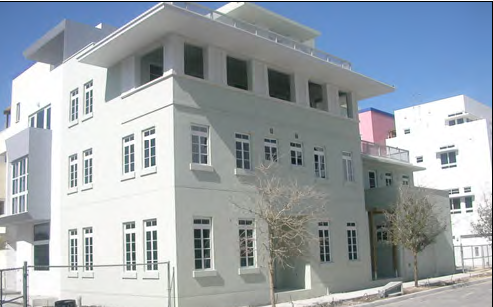 A newly constructed mansion apartment.