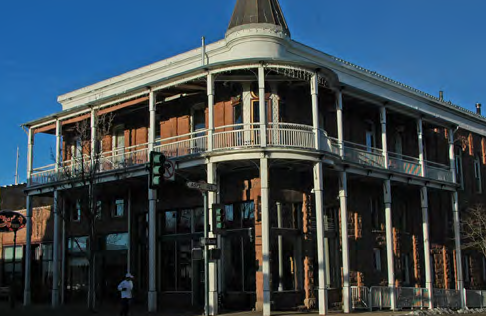 A two-story gallery.
