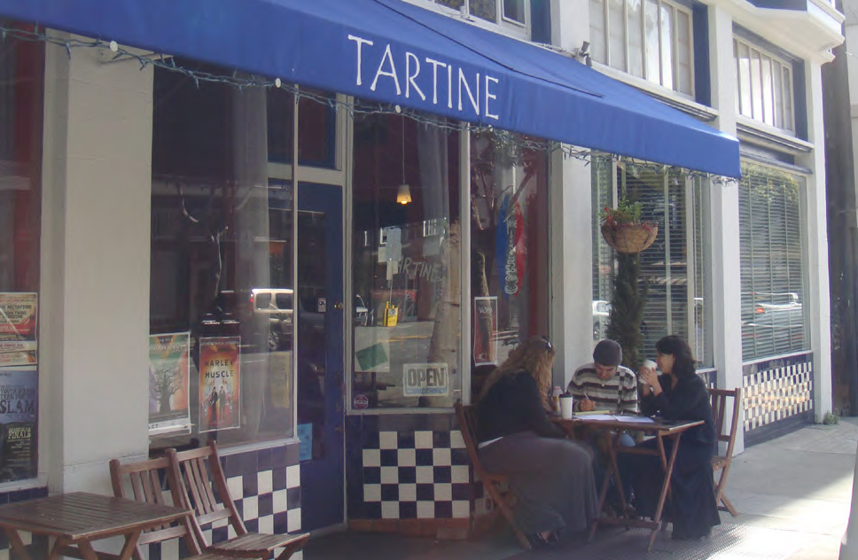 An example of a shopfront with a recessed doorway.