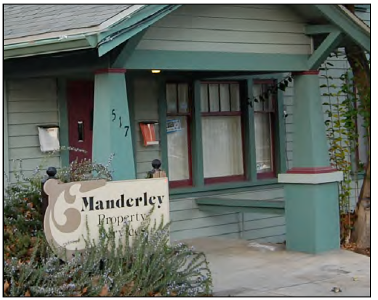 Yard Sign in front of a cottage located parallel to the ROW.