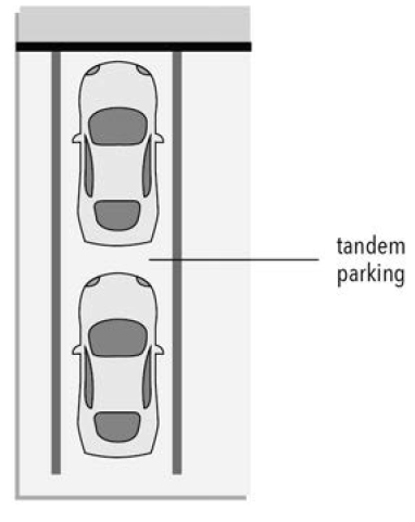 FIGURE 40-6: TANDEM PARKING