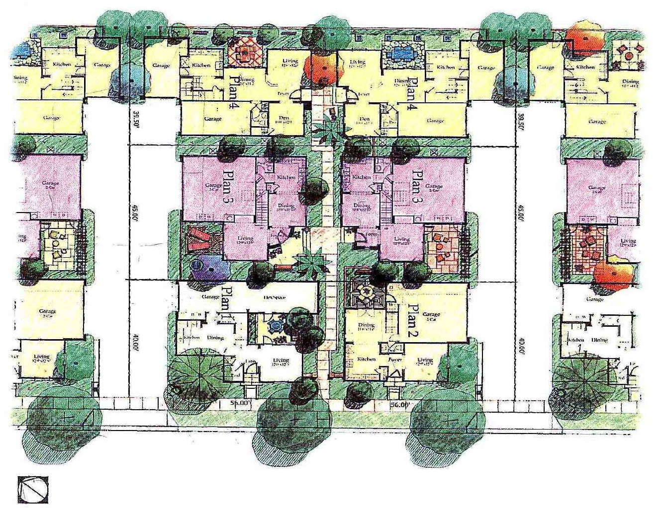 Figure 18 Cluster Homes with Six Units