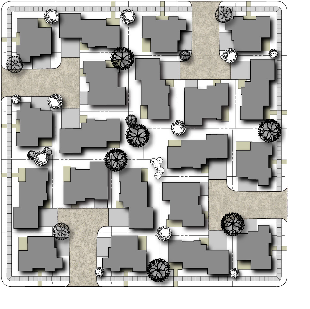 Figure 20 Cluster Homes City Block