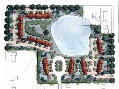 Figure 23 Multiple-Family Units with Open Space