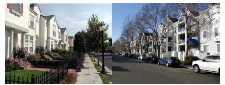 Figure 24 Examples of Multiple-Family Homes Facing Street, Garages in Rear