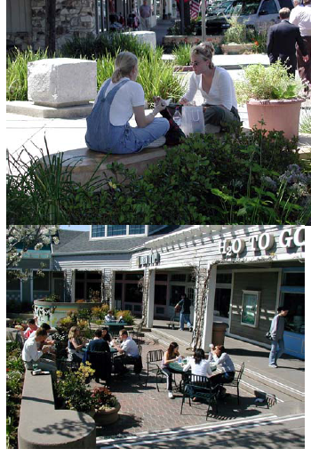 Figure 35 Benches and Outdoor Seating