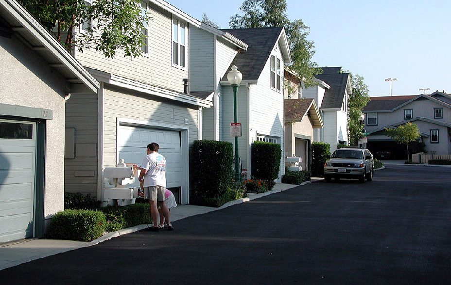 Figure 4 Garages on Alley