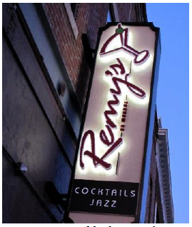 Figure 2: Backlighting of raised letters, creating a halo effect.