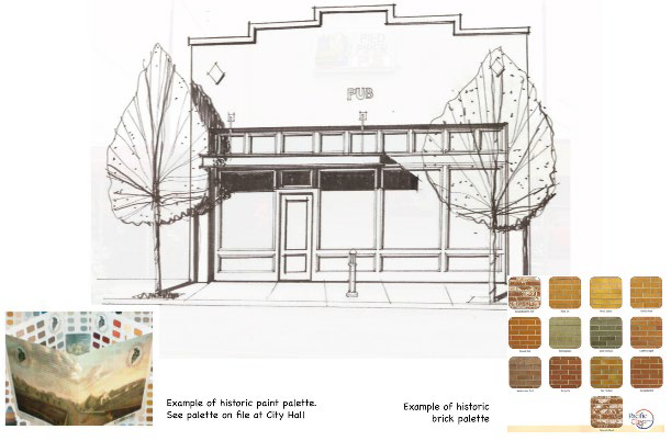 Main Street Guidelines - Figure 5 (Remodel Example)