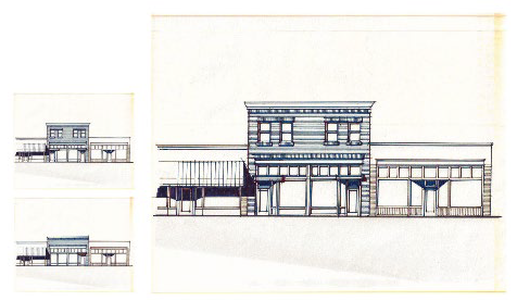 Main Street Guidelines - Figure 6 (Infill Building Example)