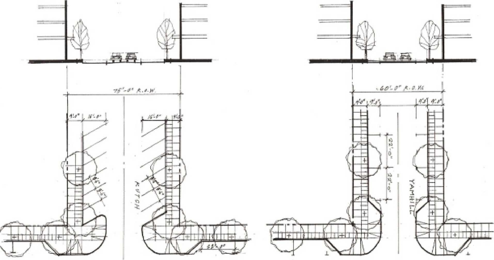 Downtown Streetscapes Standards Main Street Intersections and Typical Cross-Street Sections