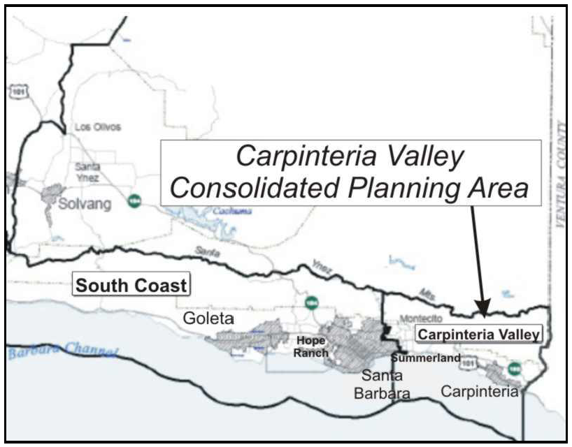 Figure 11-1 - Carpinteria Valley Consolidated Planning Area