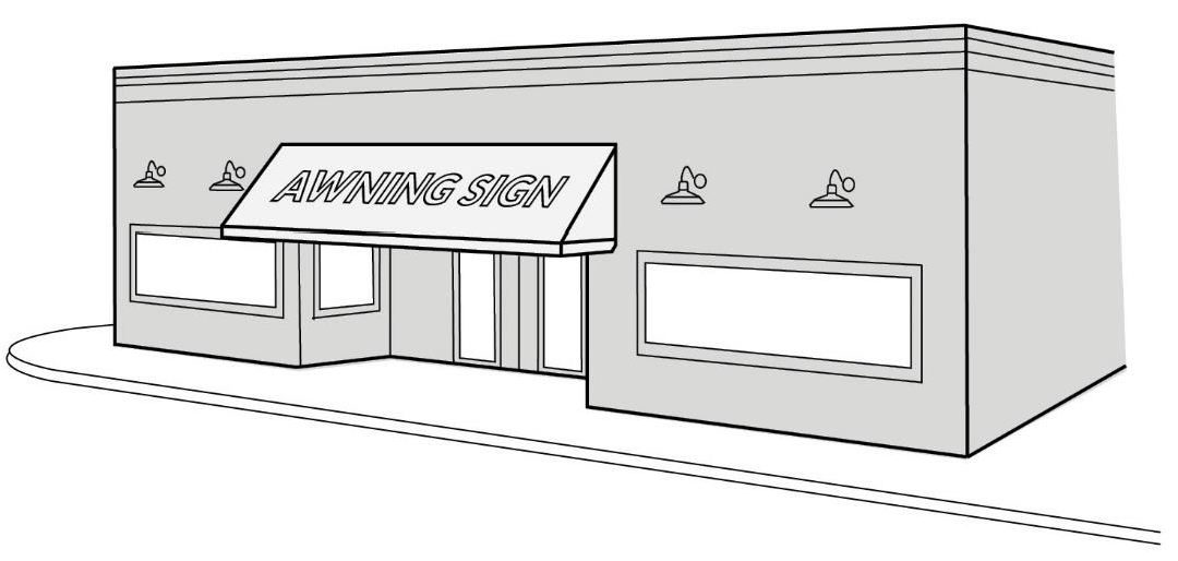 Figure 11-4 - Awning Sign
