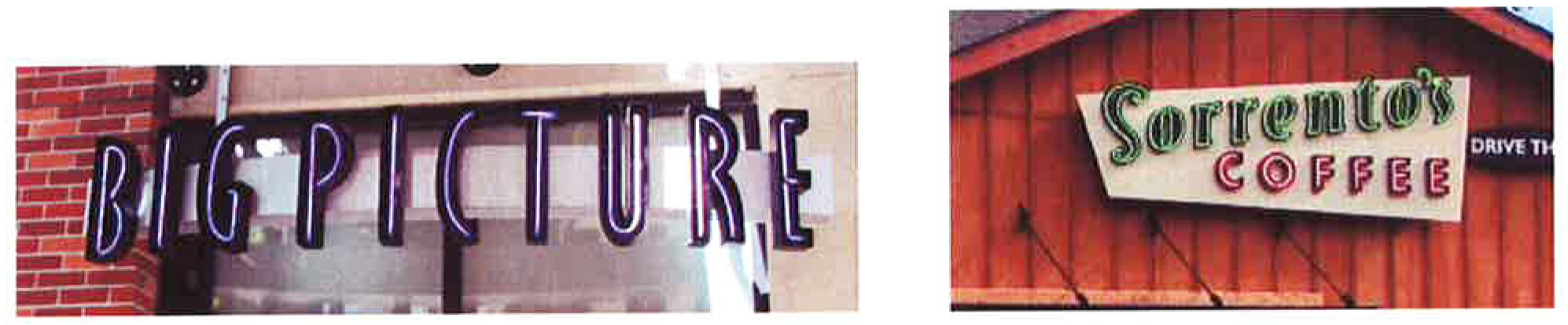 Figure 14.50.23. Channel letter sign examples.