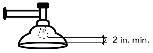 Figure 21.82.020-1: Light Shielding Dimensions