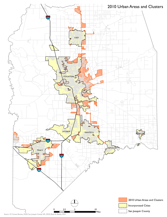 FIGURE 9-501.040 2010 URBAN AREAS AND CLUSTERS