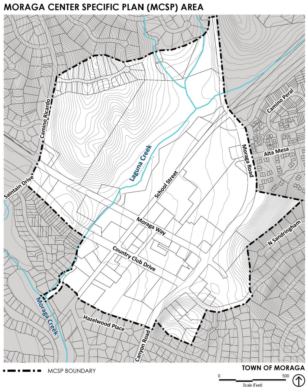 Figure 8.200-1—Moraga Center Specific Plan (MCSP) Area