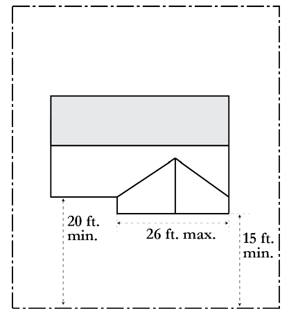 Figure 18.16-3: Reduced Front Setback — RDM Zoning District