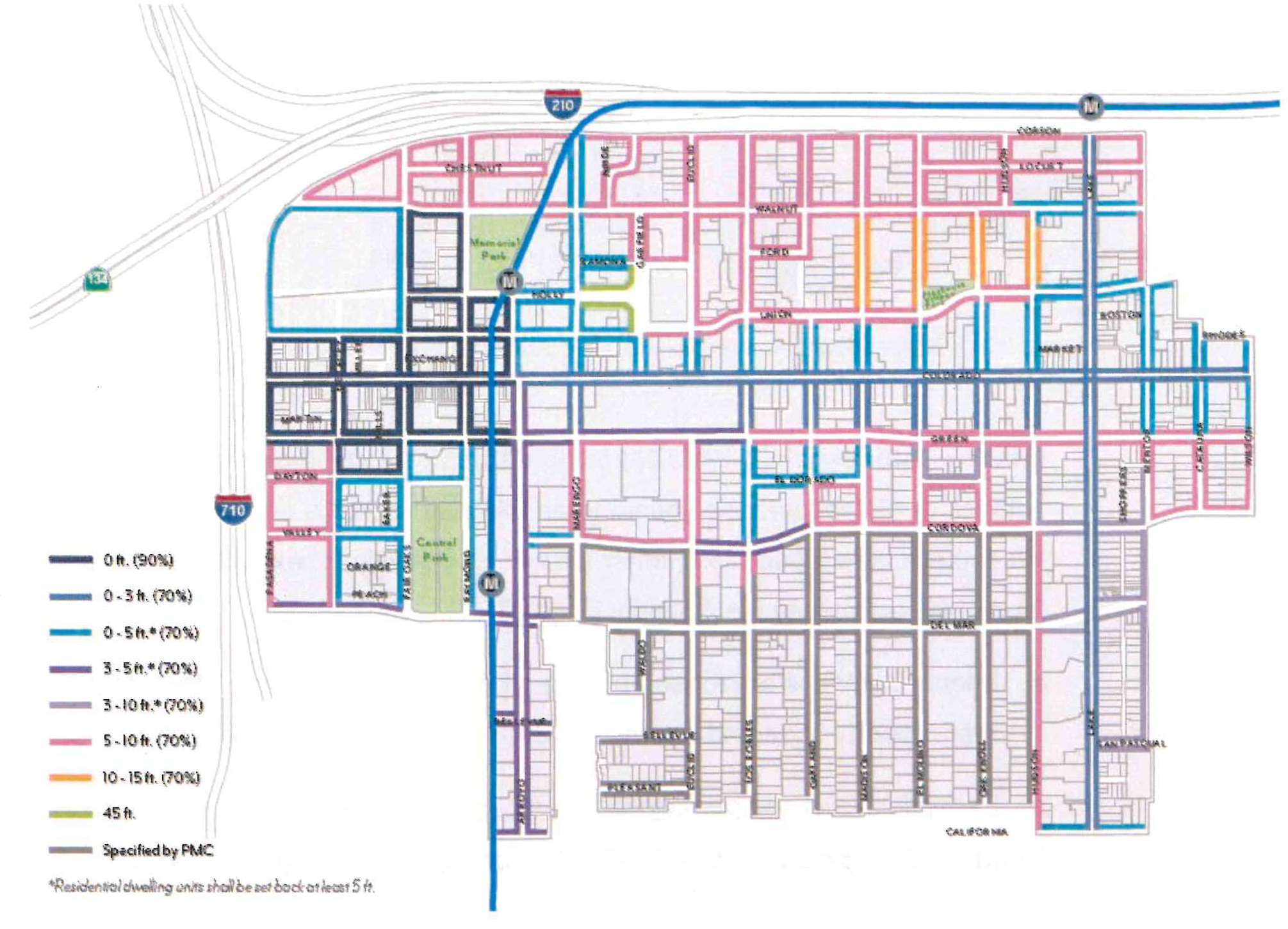 Figure CDSP-12: Street Setbacks
