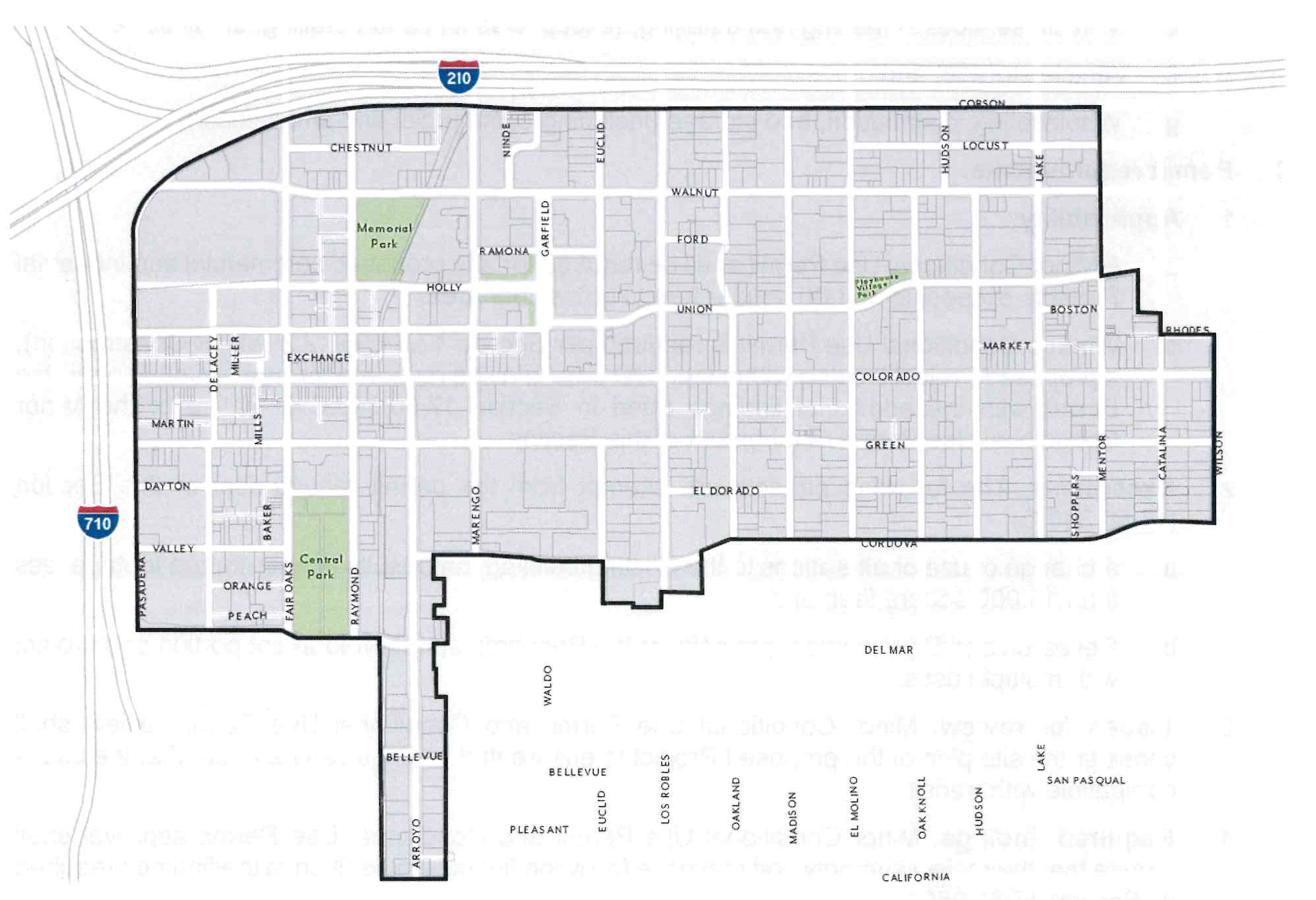 Figure 1 - Central District Transit-Oriented Area