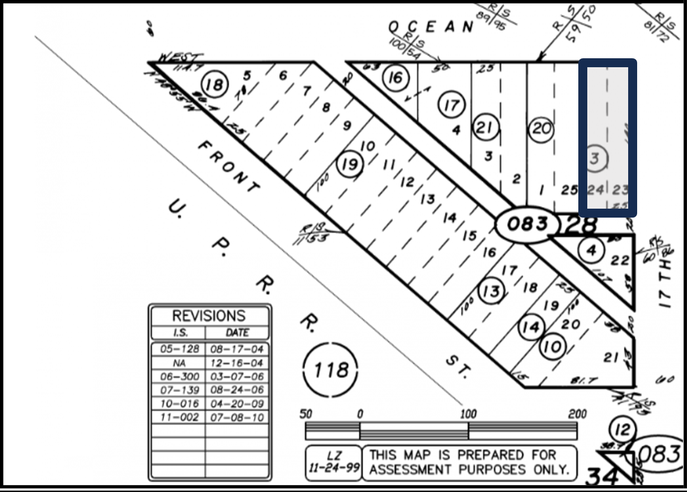 Figure 108-22: Corner of 17th St. and Ocean St.