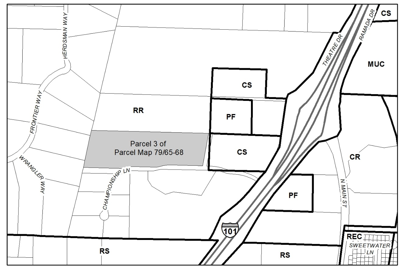 Figure 104-43.5: RS - Championship Lane, Parcel 3 of Parcel Map 79/65-68