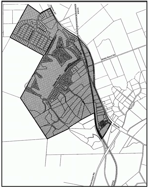Figure 106-4: Los Ranchos/Edna Village Area Specific Plan Area