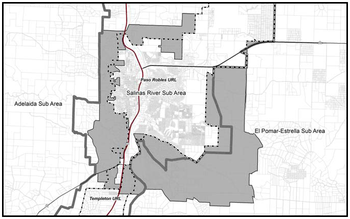 Figure 94-11: City of Paso Robles Planning Impact Area