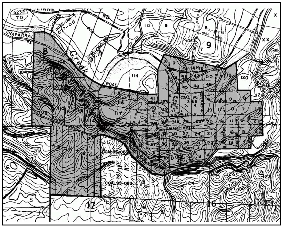 Figure 94-24: Portion of Dunning and Dresser Tract, including Town of Linne