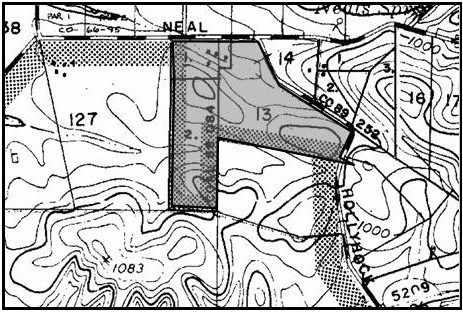 Figure 94-28: RR - Southwest corner of Neal Spring Road and Hollyhock Lane