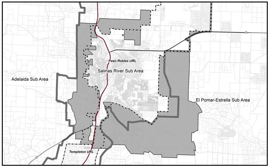 Figure 94-35: Paso Robles Planning Impact Area