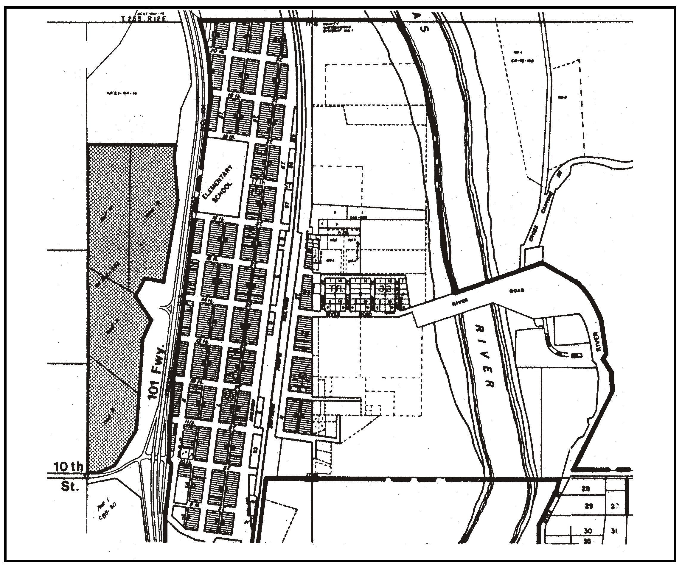 Figure 94-50: RR - North of 10th Street, West of 101 - Rural