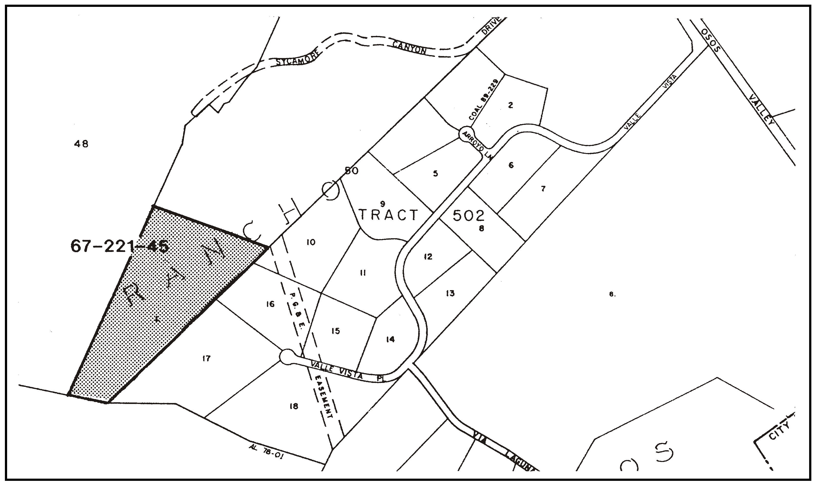 Figure 96-11: Residential Rural Category Land West of Bear Valley Estates