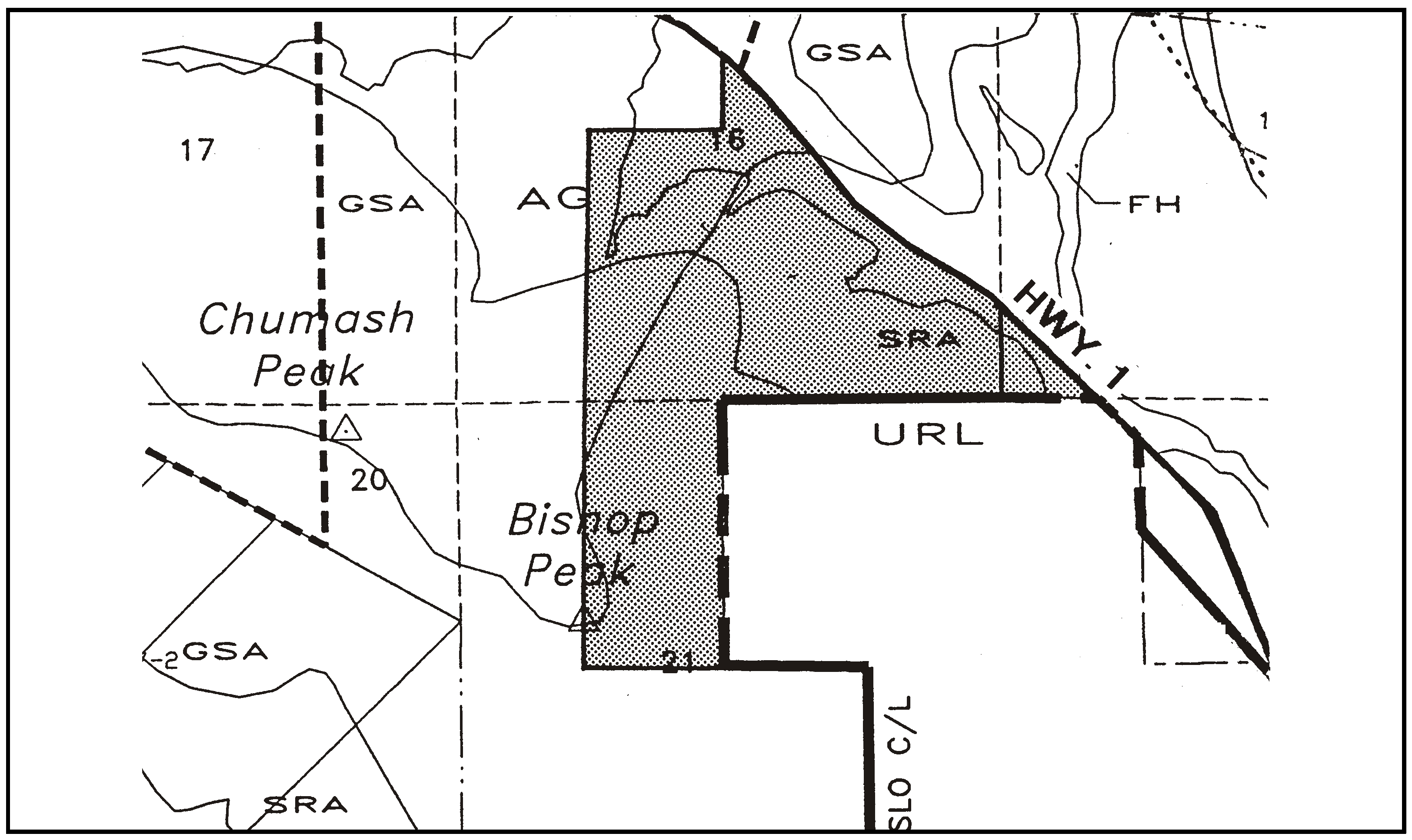 Figure 96-12: Residential Rural Category Bishop Peak Properties