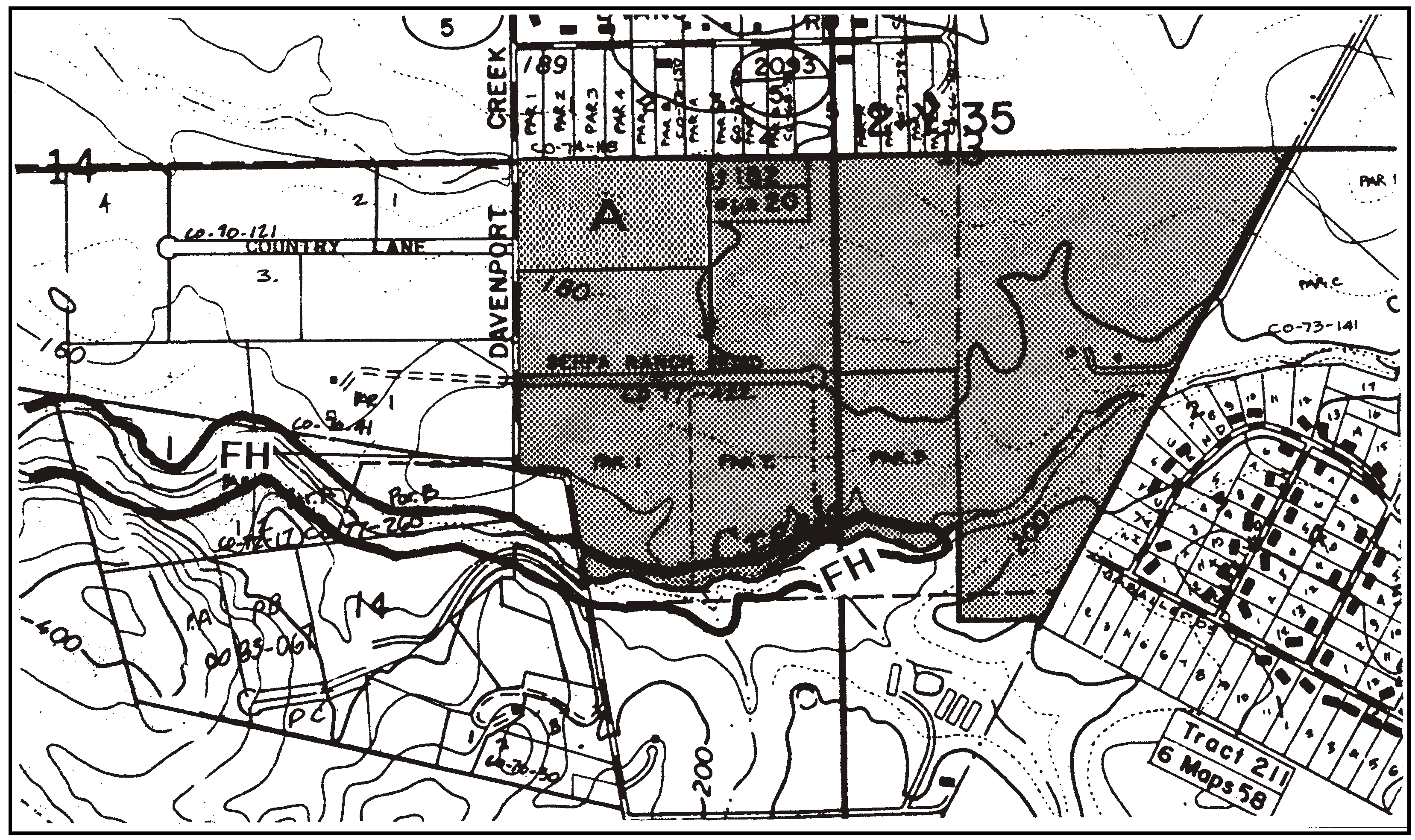 Figure 96-13: Residential Rural category land known as the Serpa Ranch